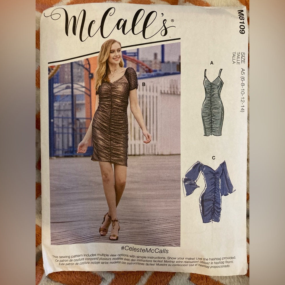 McCall’s Sewing Pattern 8109